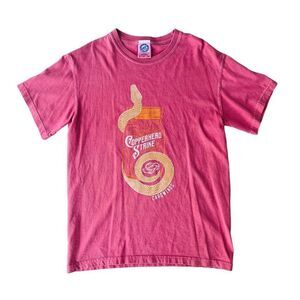 Brew City Carowinds Copperhead Strike Roller Coaster T-Shirt Unisex Small (S)